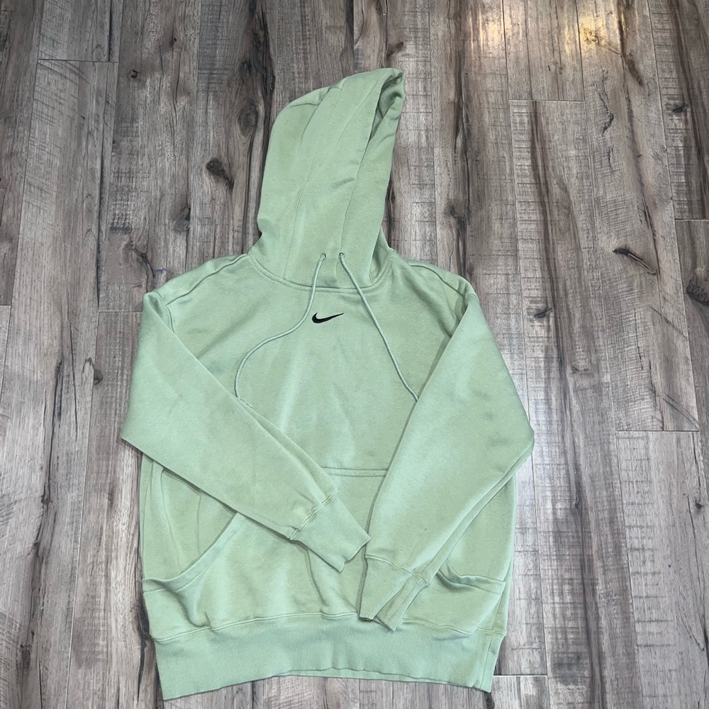 Pale green Nike hoodie